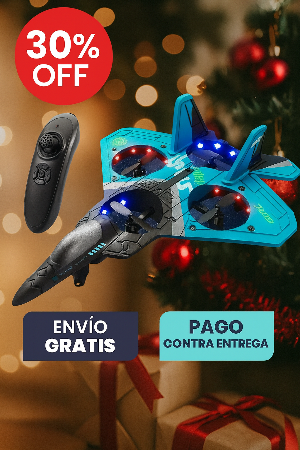 Juguete Avion Dron con control