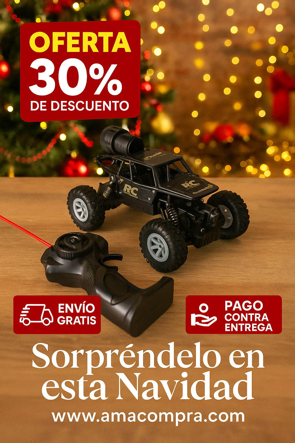 Carro a Control Remoto Black Days