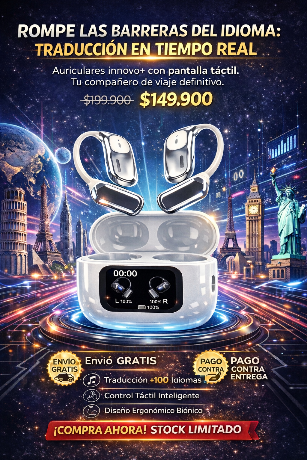 Audífonos Traductor Simultaneo