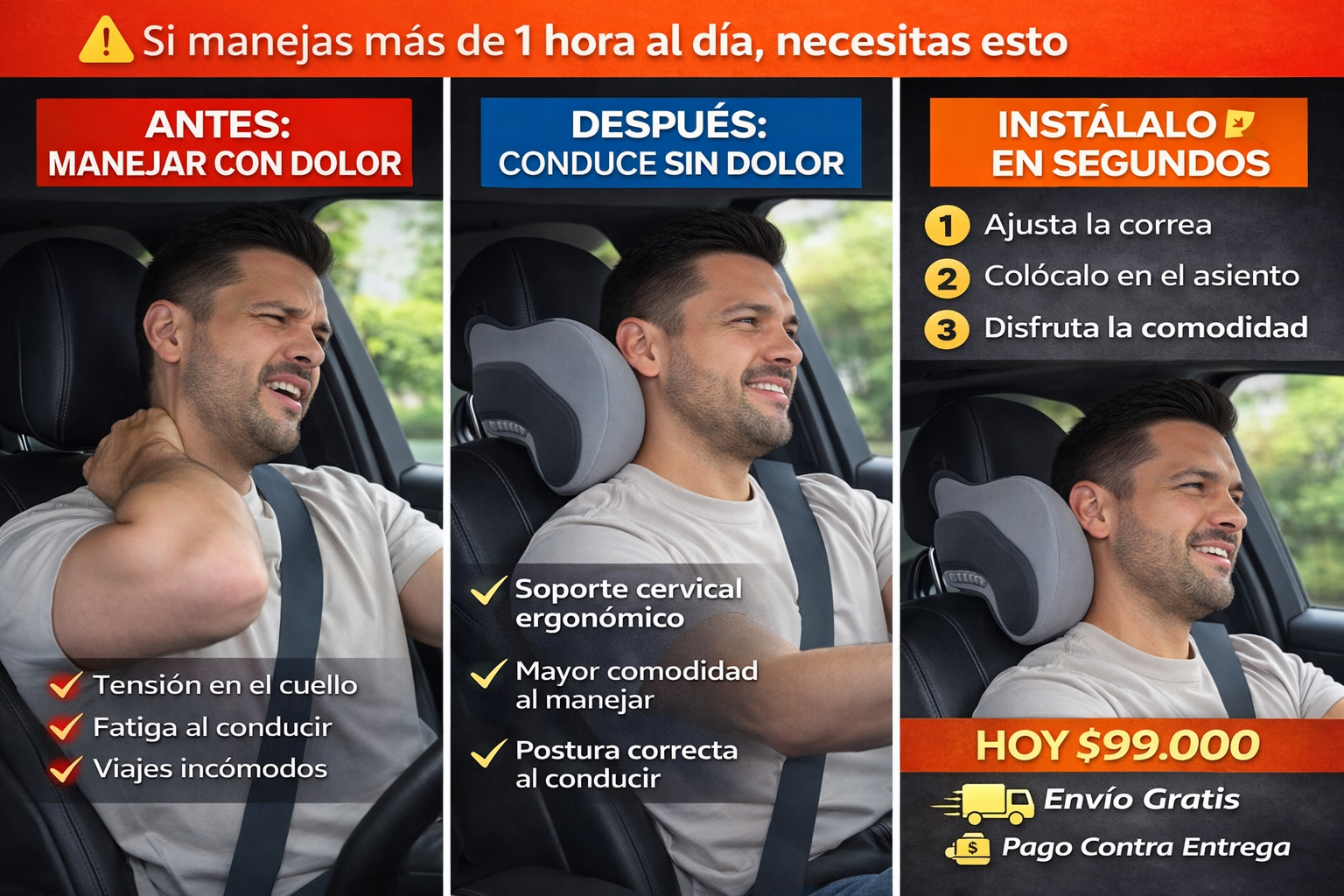 Soporte Para Silla De Carro Cervical