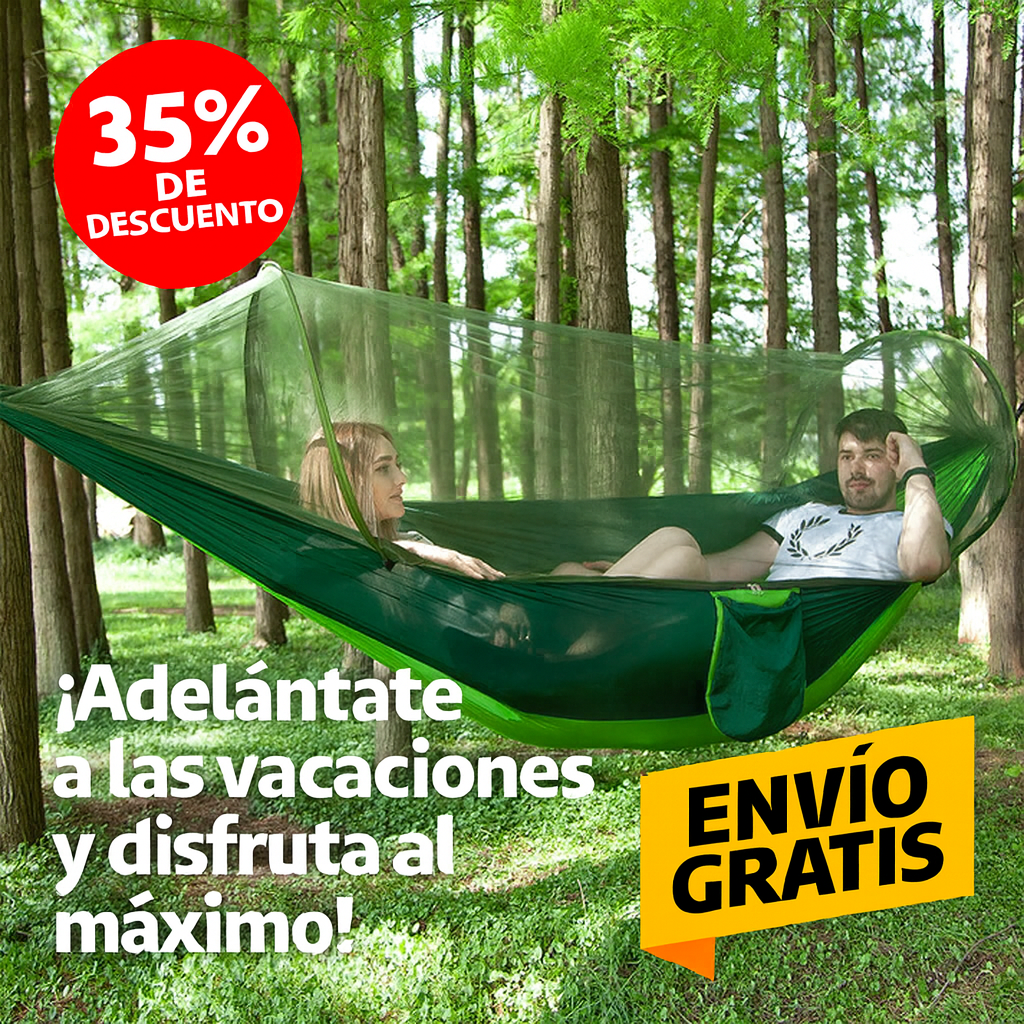 Hamaca Toldillo Portátil Anti Mosquito