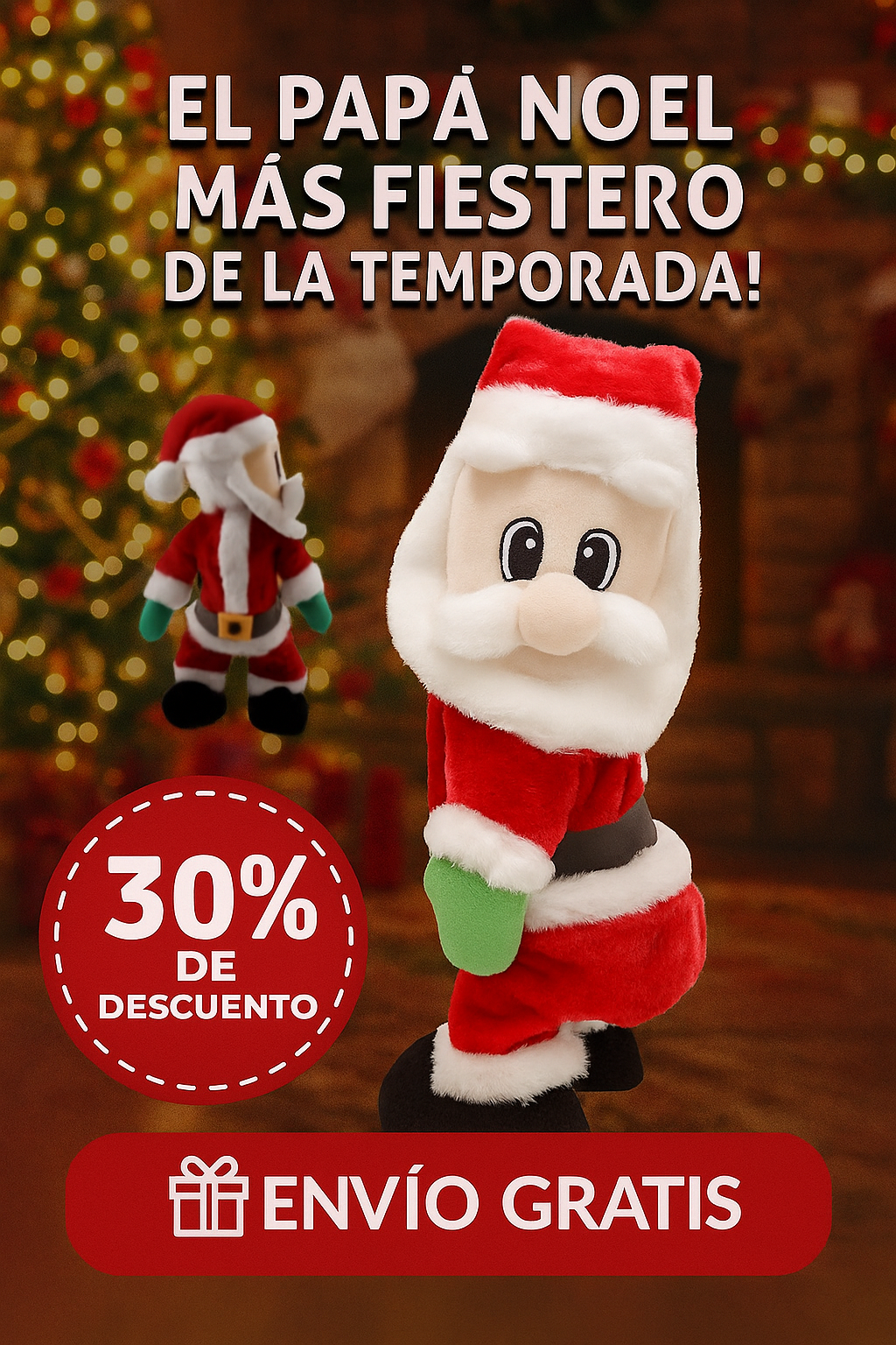 Papá Noel Perreador Navideño Twerking